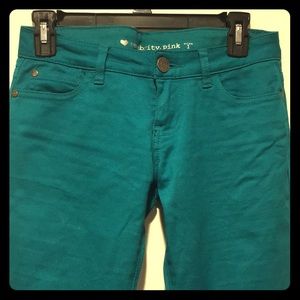 Teal Celebrity Pink skinny jeans